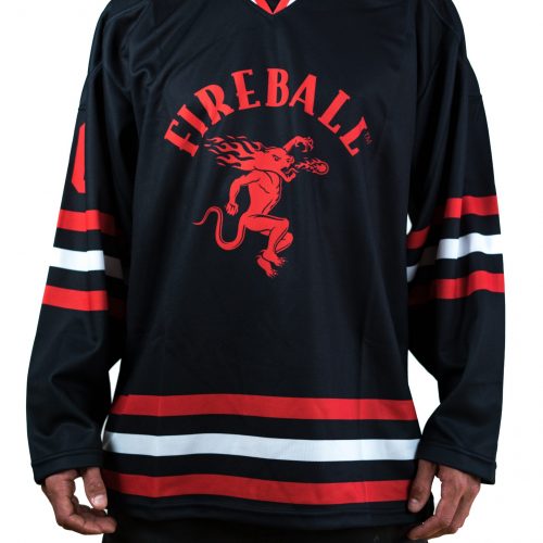 Fireball Hockey Jersey Black Front